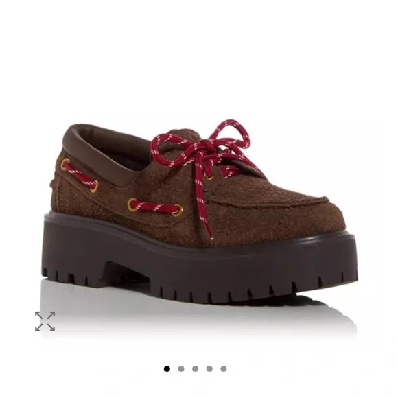 Jeffrey Campbell lug sole boat shoe loafer - Picture 1 of 7